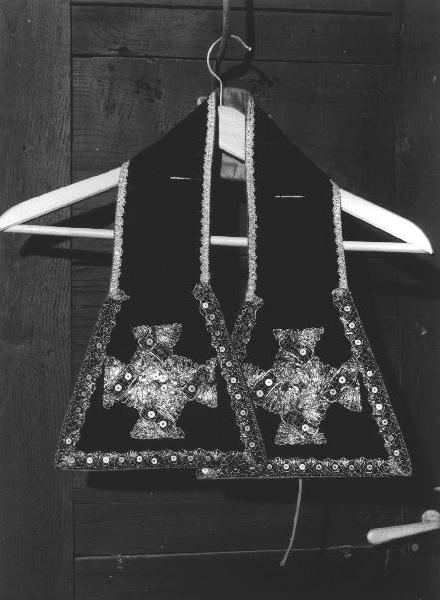 manipolo, elemento d'insieme - manifattura ligure (seconda metà sec. XIX)