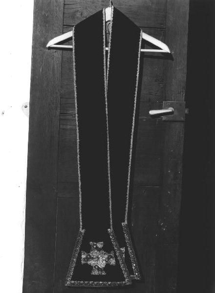 stola, elemento d'insieme - manifattura ligure (seconda metà sec. XIX)