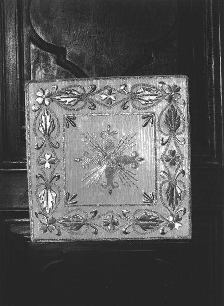 borsa, elemento d'insieme - manifattura ligure (ultimo quarto sec. XIX)