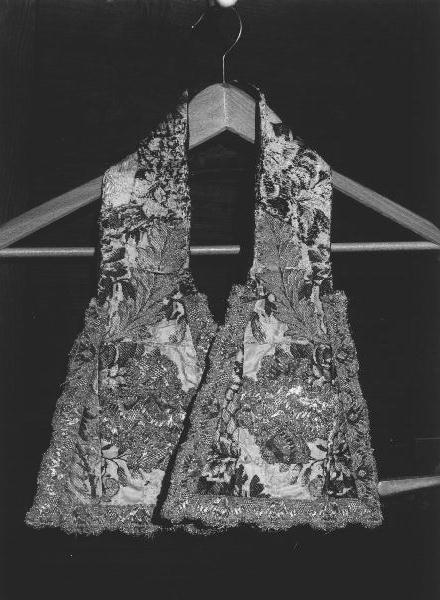 manipolo, elemento d'insieme - manifattura ligure (metà sec. XIX)