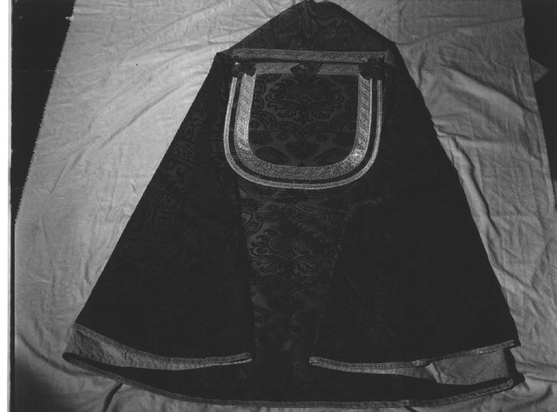 piviale, elemento d'insieme - manifattura ligure (fine/inizio secc. XVIII/ XIX)