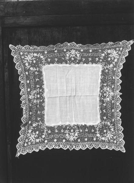 velo di calice, opera isolata - manifattura ligure (primo quarto sec. XX)