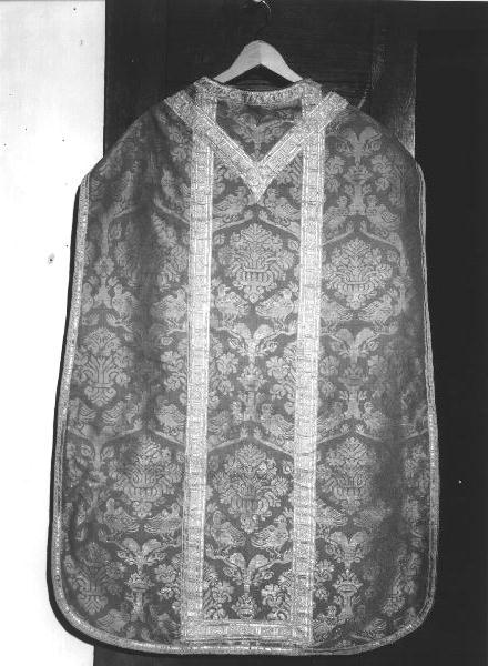 pianeta, elemento d'insieme - manifattura ligure (secc. XVII/ XVIII)