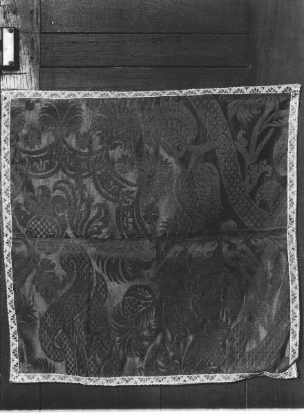 velo di calice, elemento d'insieme - manifattura ligure (seconda metà sec. XIX)