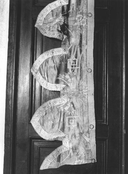 mantovana, coppia - manifattura ligure (primo quarto sec. XX)