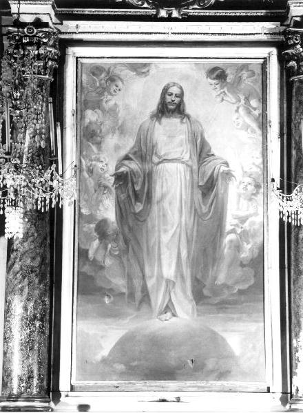 Sacro Cuore di Gesù (pala d'altare, elemento d'insieme) - ambito ligure (seconda metà sec. XIX)