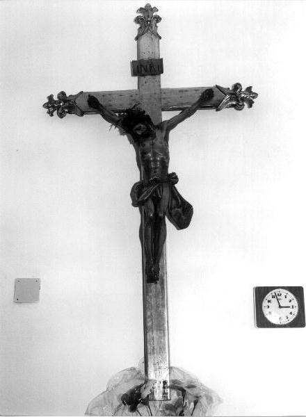 Cristo crocifisso (crocifisso, opera isolata) - bottega ligure (seconda metà sec. XIX)