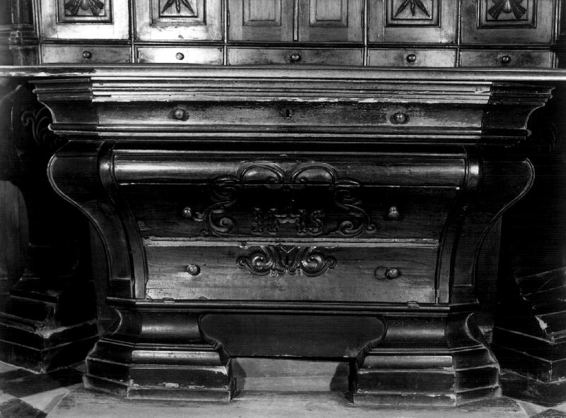 paliotto, elemento d'insieme - bottega ligure (sec. XVIII)