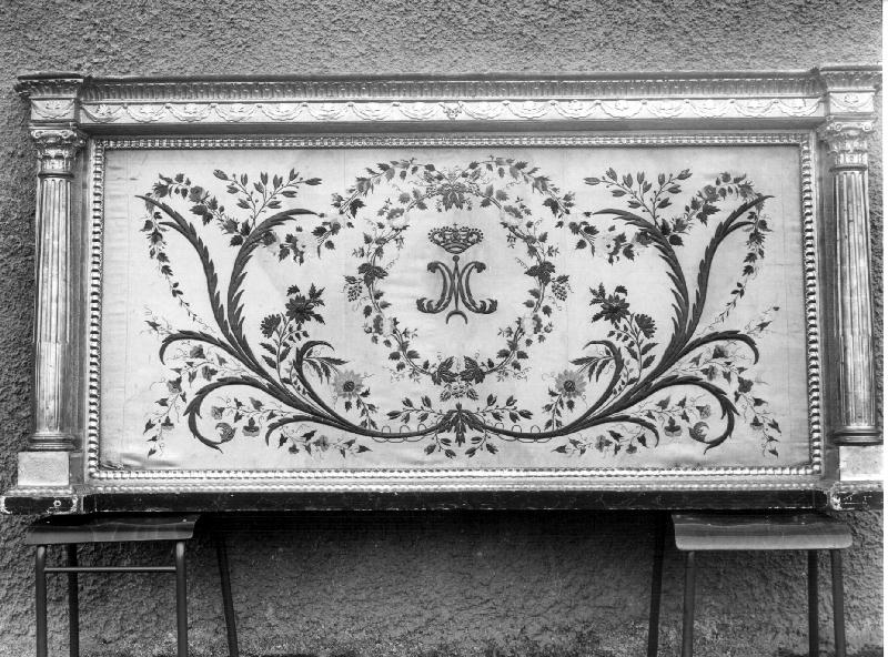 motivi decorativi architettonici (cornice di paliotto, elemento d'insieme) - bottega ligure (prima metà sec. XIX)