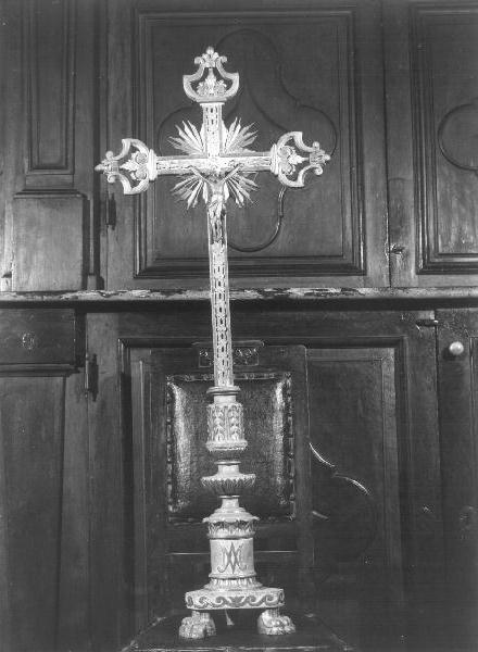 Cristo crocifisso (crocifisso, opera isolata) - bottega ligure (sec. XIX)