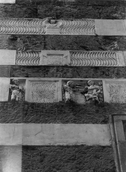 dextrarum iunctio (rilievo, opera isolata) - bottega romana (fine/inizio secc. III/ IV)