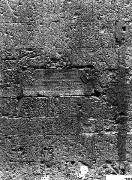 lapide commemorativa, opera isolata - bottega genovese (sec. XIV)