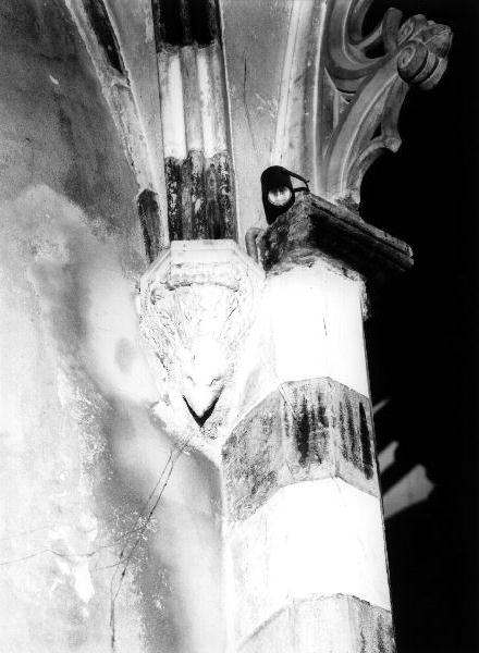 simbolo di San Giovanni Evangelista: aquila (peduccio - figurato, elemento d'insieme) - bottega genovese (sec. XV)