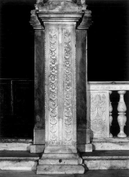 base di colonna, elemento d'insieme di Gagini Domenico, Gagini Elia (metà sec. XV)