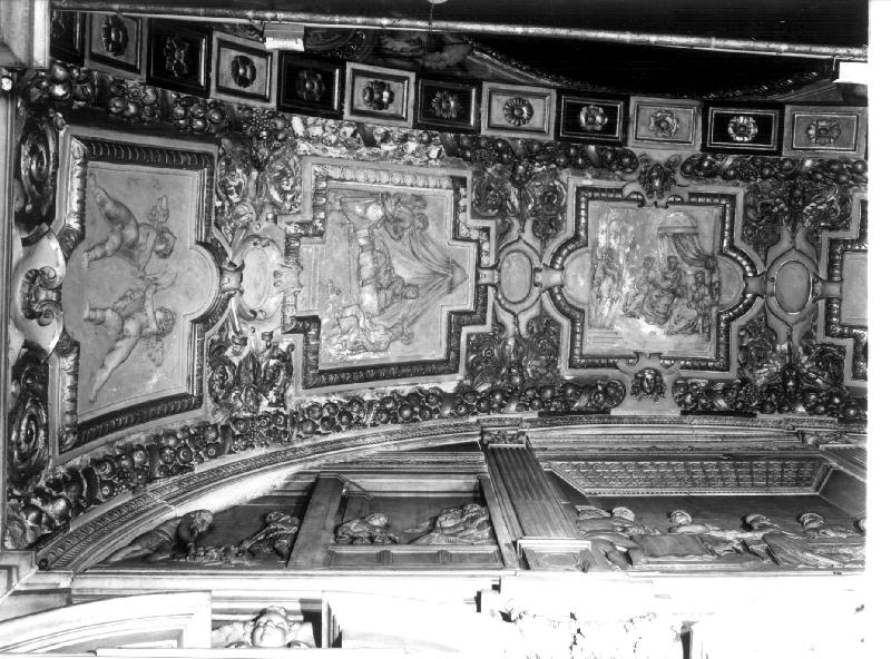 storie della vita di San Giovanni Battista (decorazione plastica, elemento d'insieme) - bottega genovese (sec. XVII)