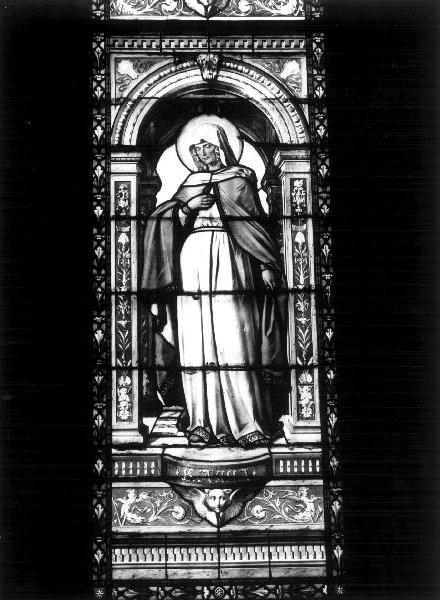 Sant'Anna (vetrata, elemento d'insieme) di De Matteis Ulisse (sec. XIX)