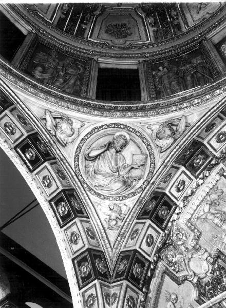San Marco Evangelista (pennacchio, elemento d'insieme) di D'Aria Giovanni, D'Aria Michele, D'Aria Bonino (fine sec. XV)