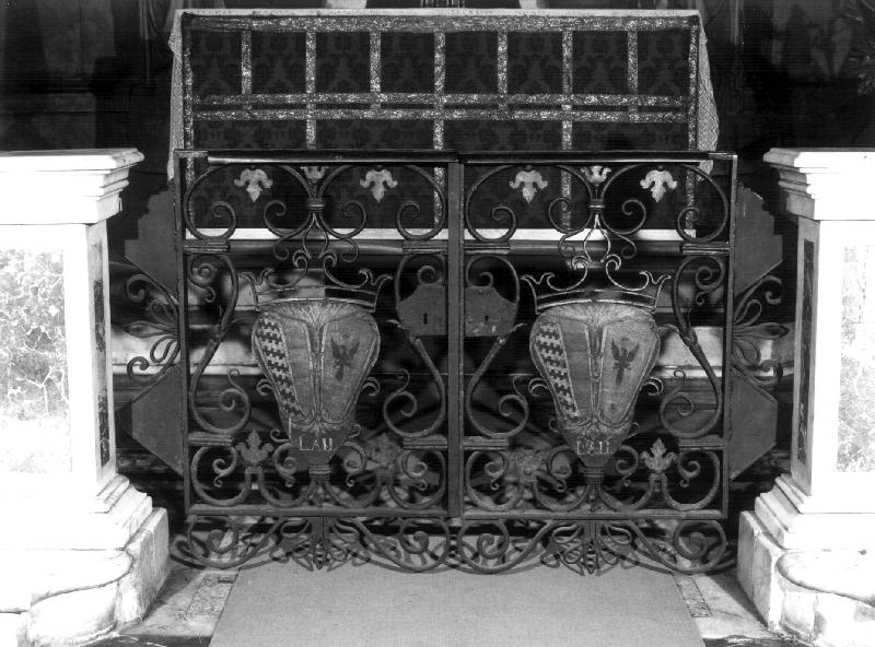 cancello di balaustrata, opera isolata - PRODUZIONE GENOVESE (prima metà sec. XIX)