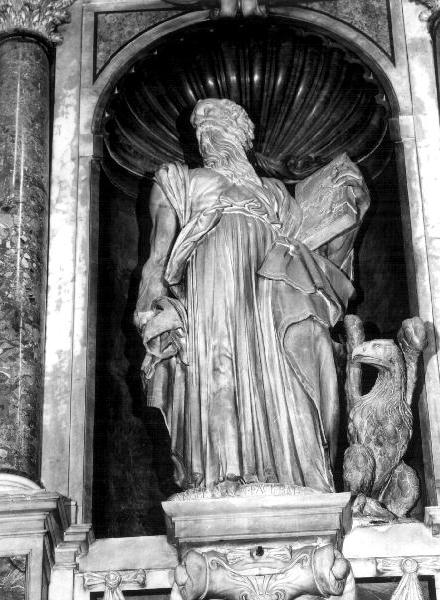 San Giovanni Evangelista (statua, opera isolata) di Montorsoli Giovanni Angelo (metà sec. XVI)