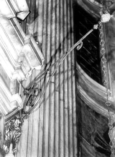 candeliere da parete, coppia - PRODUZIONE GENOVESE (terzo quarto sec. XIX)