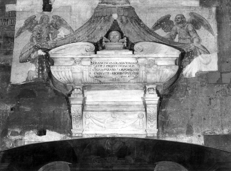 monumento funebre, opera isolata - PRODUZIONE GENOVESE (prima metà sec. XVII)