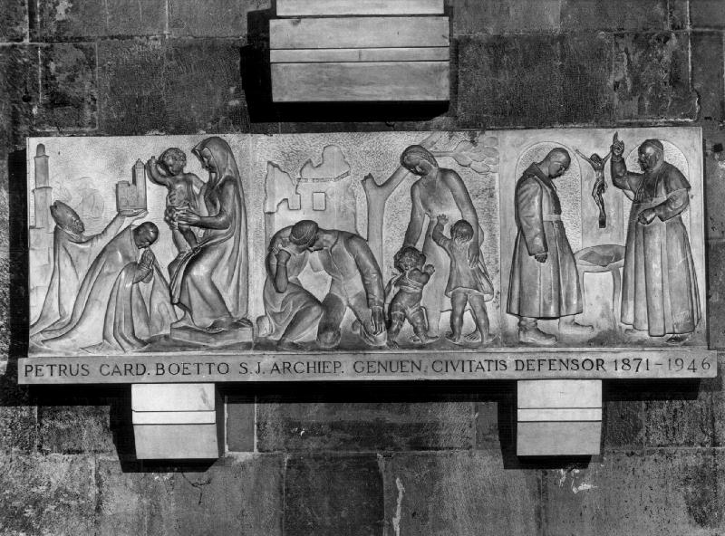 sarcofago, elemento d'insieme di Galletti Guido (sec. XX)