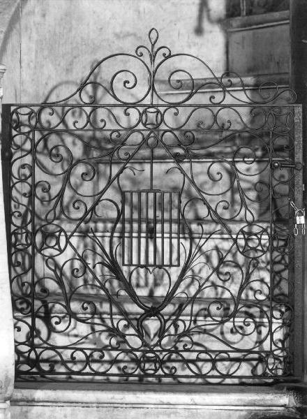 cancello, opera isolata - PRODUZIONE GENOVESE (fine/inizio secc. XIX/ XX)