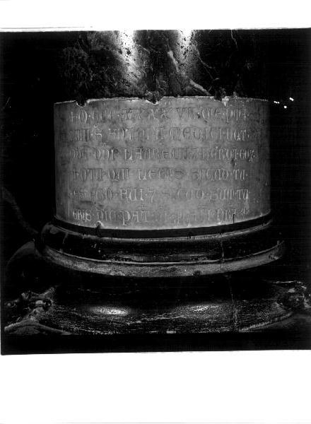 lapide, elemento d'insieme - bottega genovese (sec. XIV)