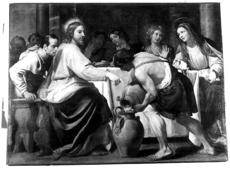 nozze di Cana (dipinto, opera isolata) di Fiasella Domenico detto Sarzana (prima metà sec. XVII)