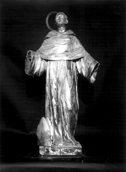 Santo vescovo (statua, opera isolata) - bottega genovese (secc. XVIII/ XIX)