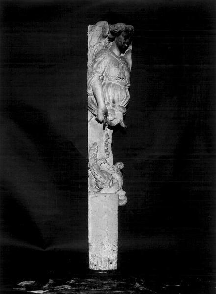 ANGELO (lesena, frammento) - bottega genovese (secc. XVIII/ XIX)