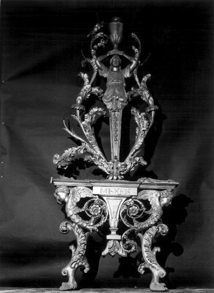 portaceri votivo, coppia - bottega genovese (seconda metà sec. XIX)