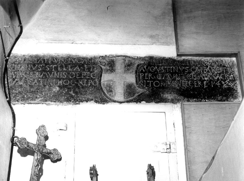 lapide, opera isolata - bottega genovese (sec. XV)