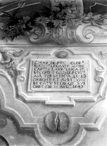 lapide tombale, opera isolata - bottega genovese (sec. XVI)