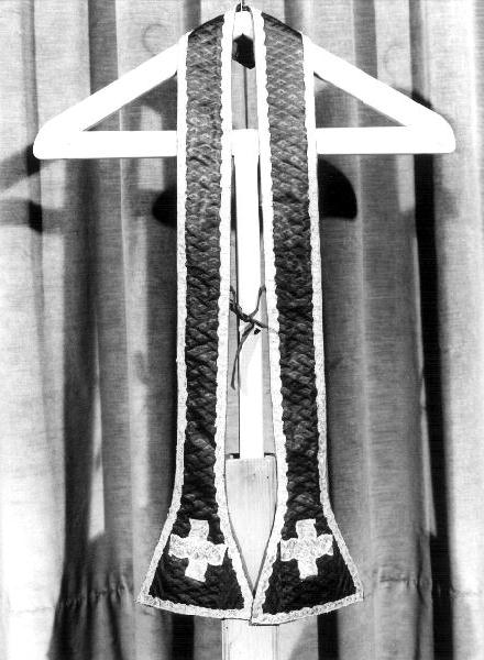 stola, opera isolata - manifattura ligure (ultimo quarto sec. XIX)