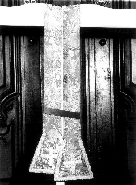 stola, opera isolata - manifattura ligure (fine/inizio secc. XIX/ XX)