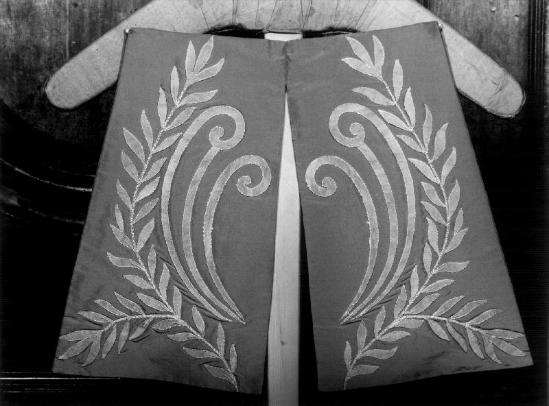 conopeo di tabernacolo, elemento d'insieme - manifattura genovese (metà sec. XX)