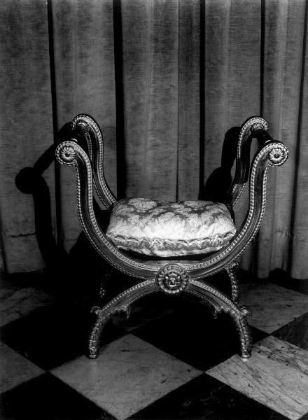 faldistorio, opera isolata - bottega genovese (secc. XIX/ XX)