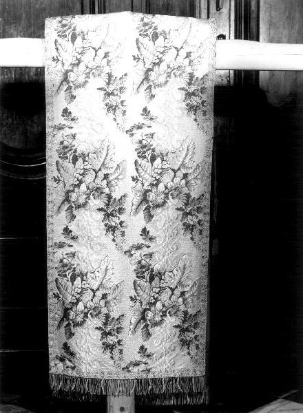 velo omerale, elemento d'insieme - manifattura genovese (metà sec. XX)