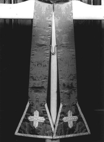 croce (stola, opera isolata) - manifattura ligure (metà sec. XX)