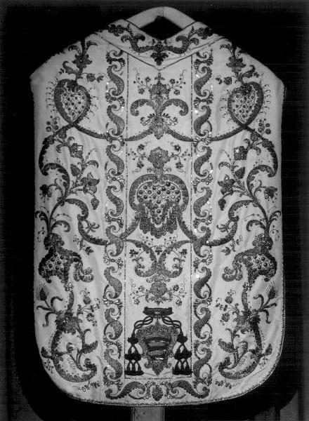 pianeta, elemento d'insieme - manifattura ligure (prima metà sec. XIX)