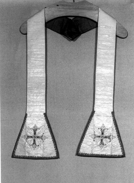 stola, coppia - manifattura ligure (prima metà sec. XX)