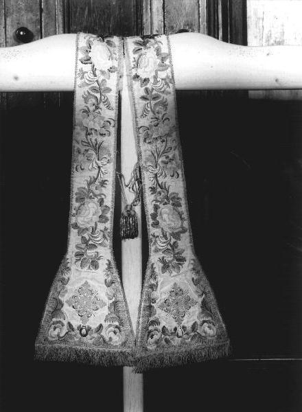 stola, opera isolata - manifattura ligure (metà sec. XX)