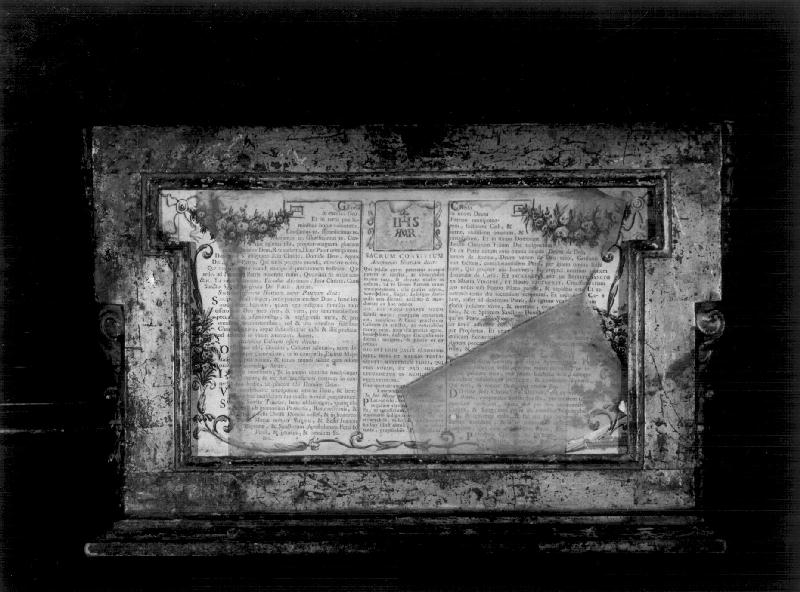 cartagloria, opera isolata - PRODUZIONE GENOVESE (prima metà sec. XIX)