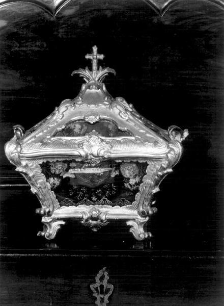 reliquiario, opera isolata - PRODUZIONE GENOVESE (primo quarto sec. XX)