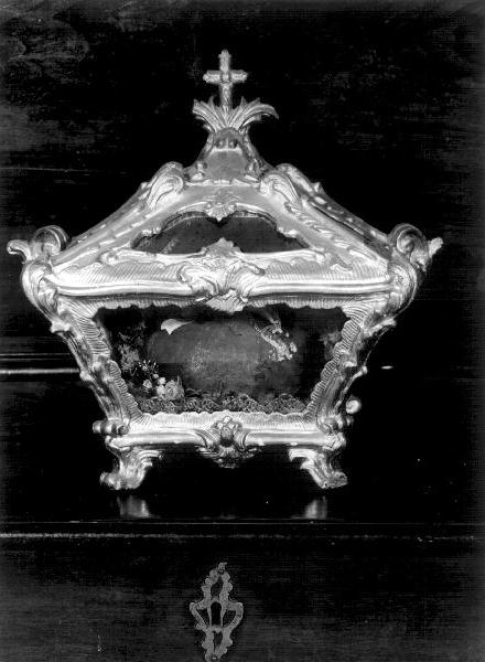 reliquiario, opera isolata - PRODUZIONE GENOVESE (primo quarto sec. XX)