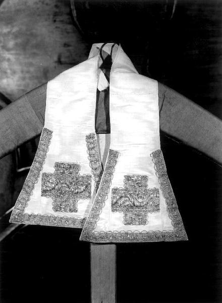 manipolo, opera isolata - manifattura ligure (fine/inizio secc. XIX/ XX)