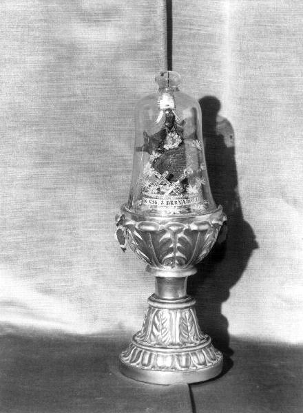 reliquiario a teca, opera isolata - PRODUZIONE GENOVESE (sec. XIX)