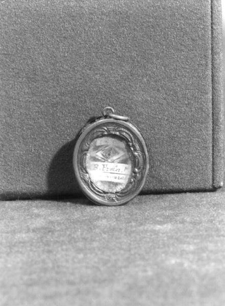 reliquiario, opera isolata - PRODUZIONE GENOVESE (secc. XIX/ XX)