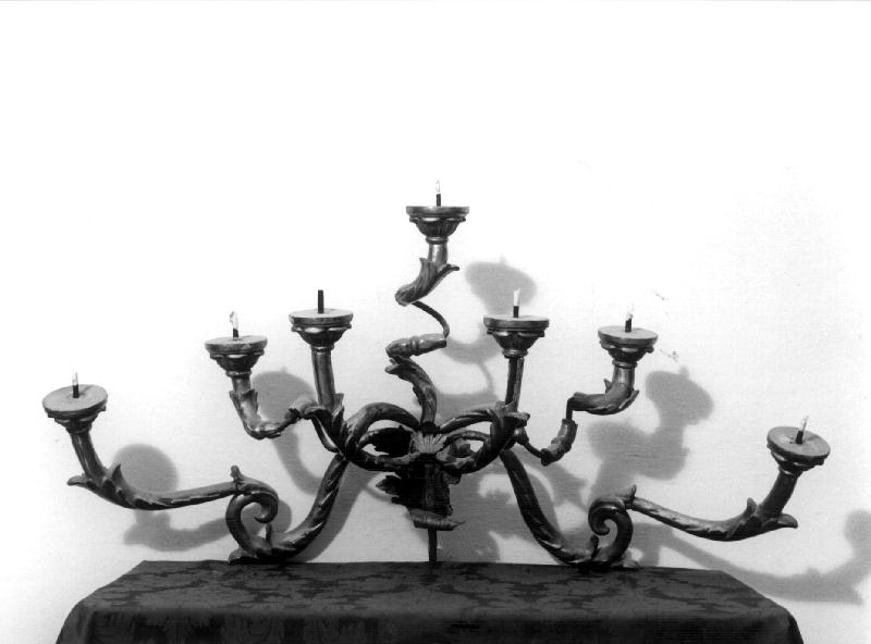 candeliere, coppia - bottega genovese (secc. XVIII/ XIX)